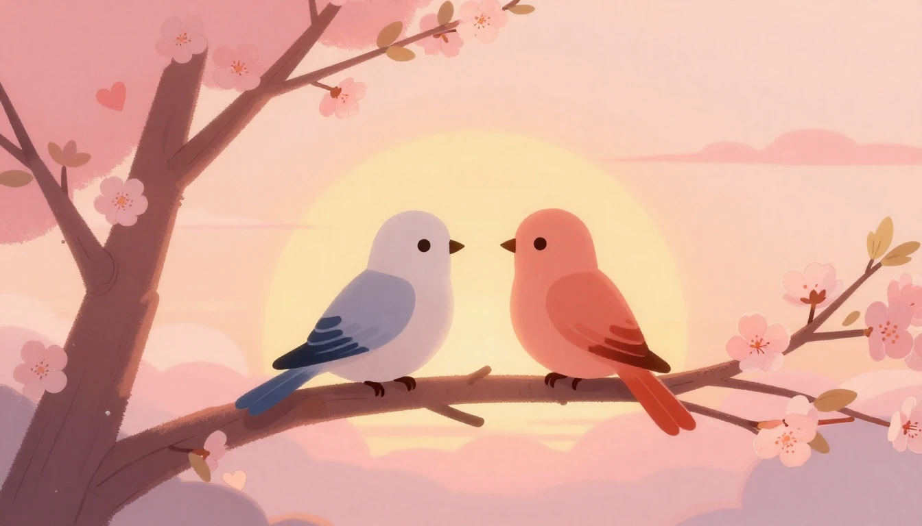 A warm and inviting illustration representing connection and...