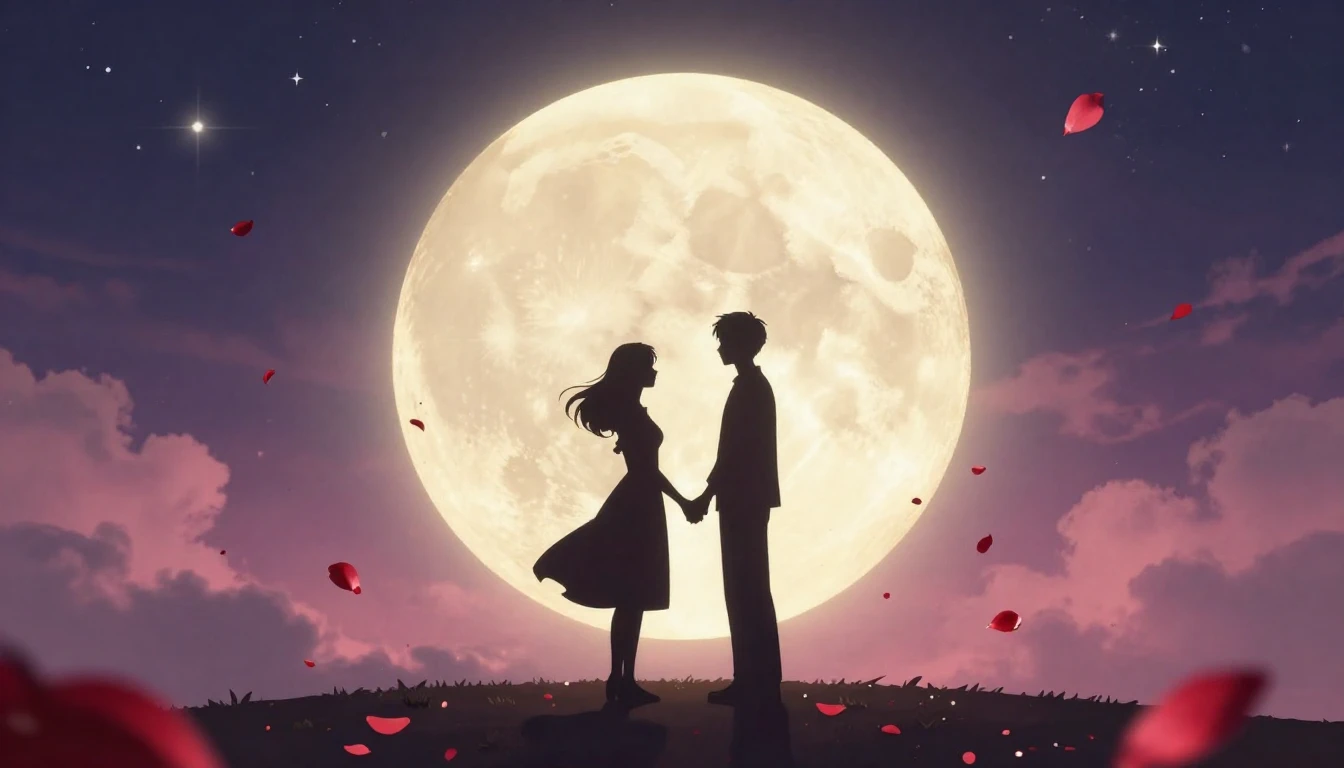 A romantic and magical illustration for a Valentine's Day so...