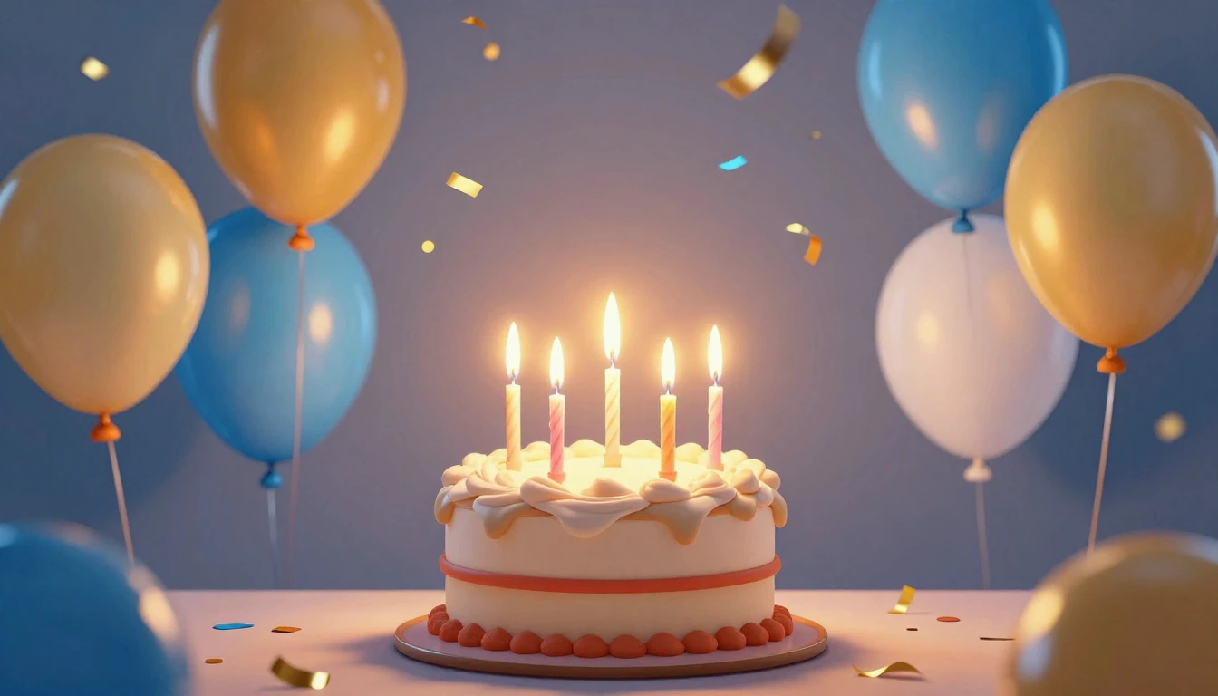 A vibrant and celebratory album cover design featuring a fes...