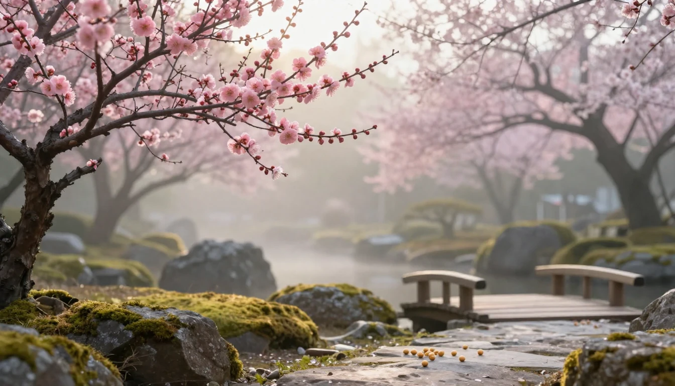 A beautiful landscape depicting the transition from late win...