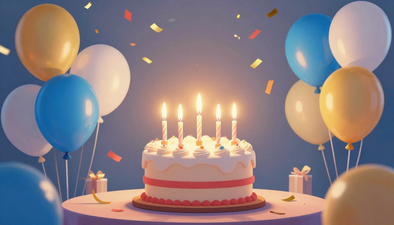 A vibrant and celebratory album cover design featuring a fes...