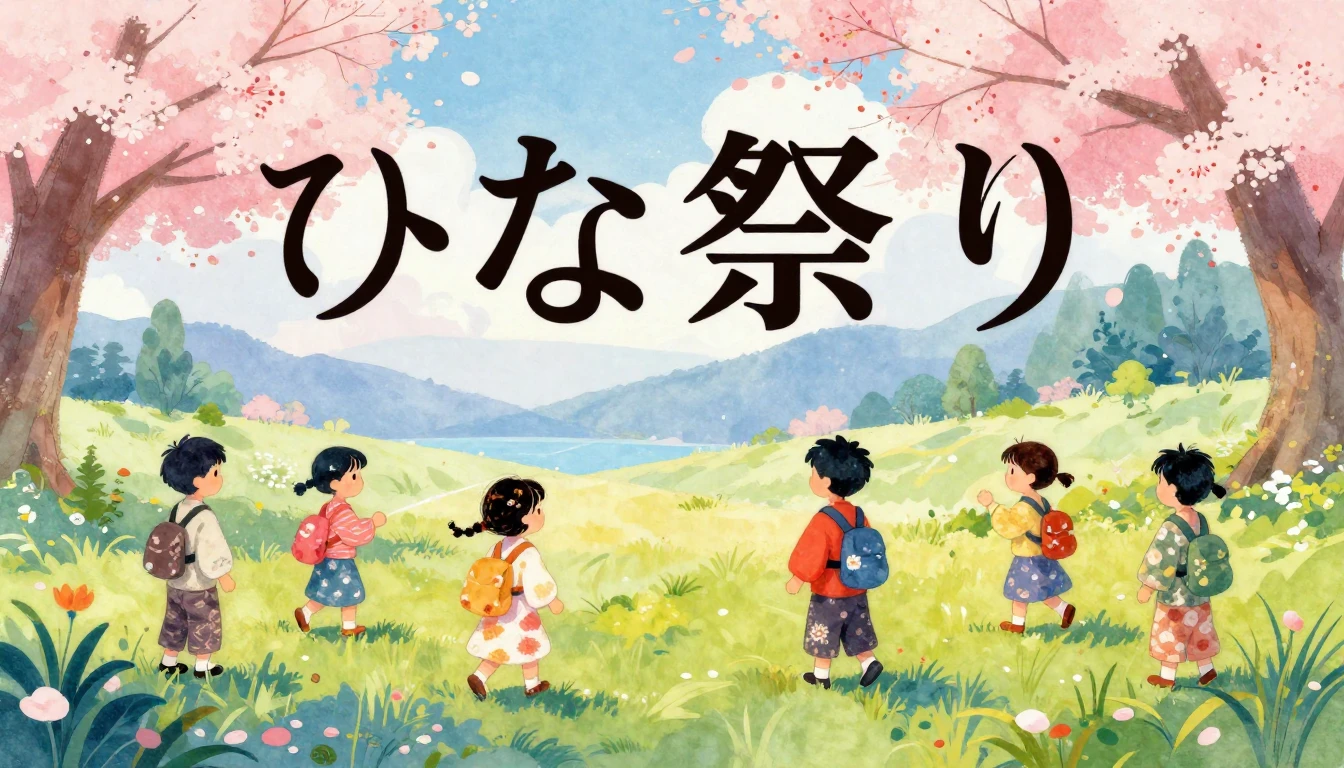 Album cover art for instrumental music about ひな祭りの祝いに流す穏やかなB...