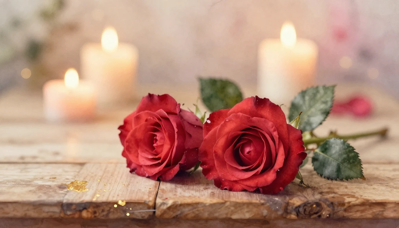 A soft and ethereal watercolor painting depicting two delica...