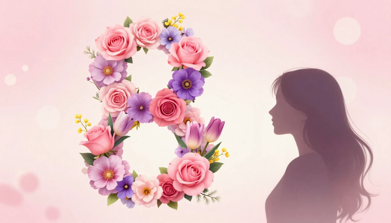 A beautiful and warm illustration for International Women's ...