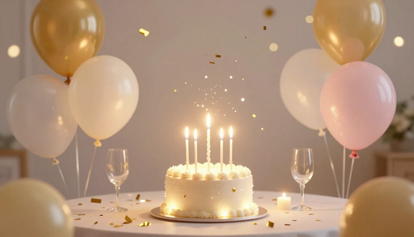 A vibrant and festive scene featuring a beautifully decorate...