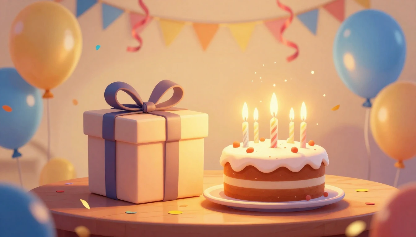 A vibrant and festive illustration representing friendship a...