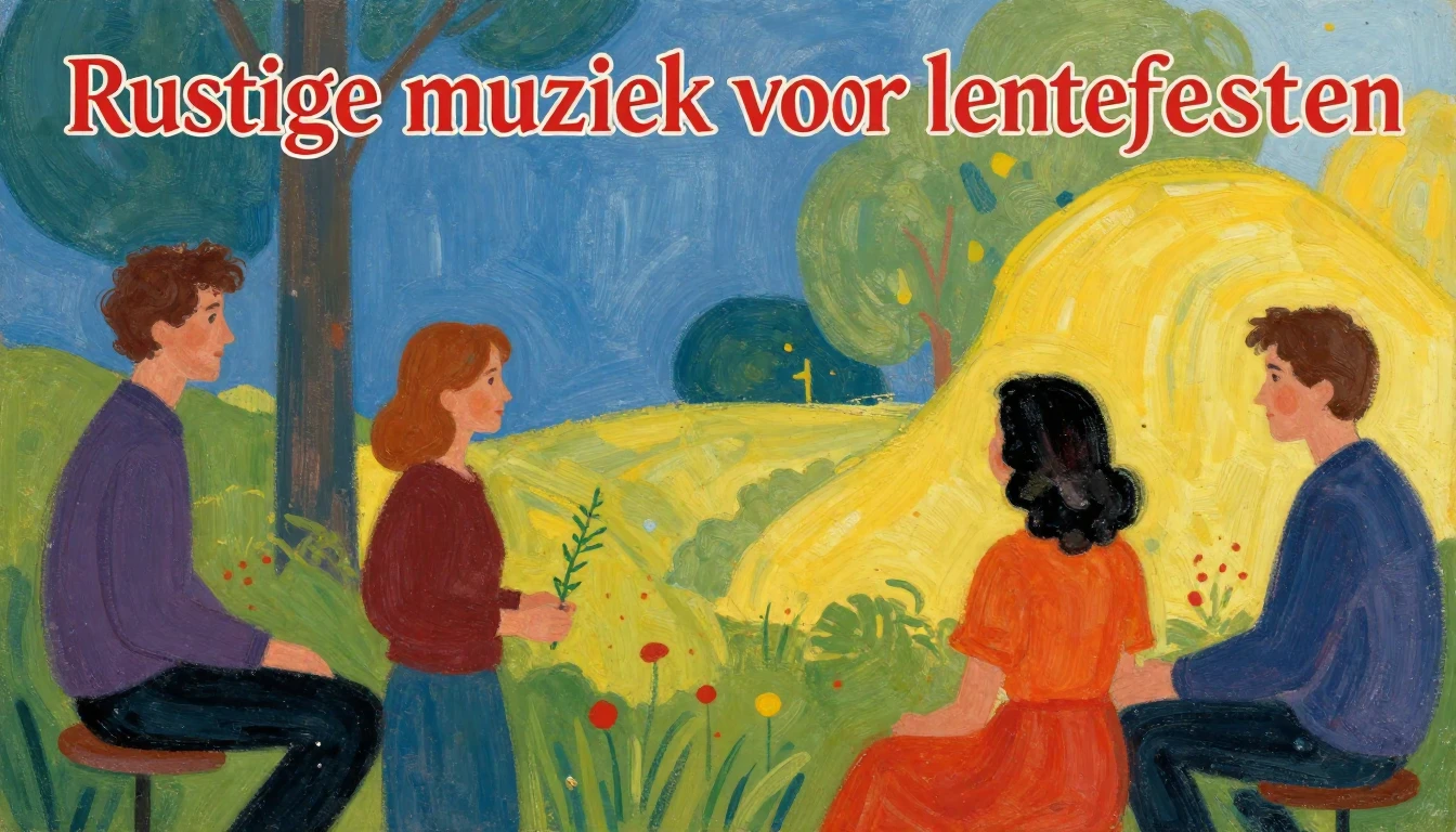 Album cover art for instrumental music about Rustige muziek ...