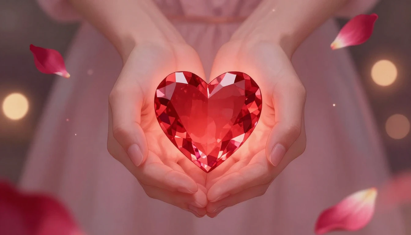 A romantic and dreamy illustration for a Valentine's Day son...