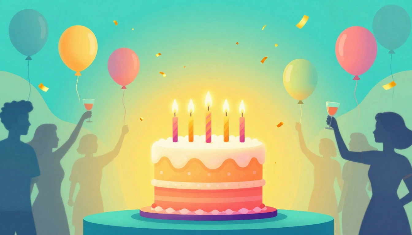 A vibrant digital art illustration for a music single cover ...