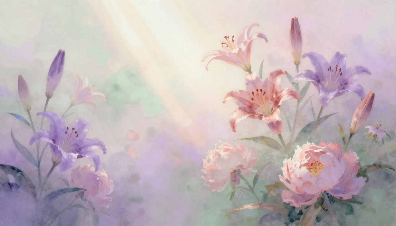 A beautiful, abstract composition representing growth and em...