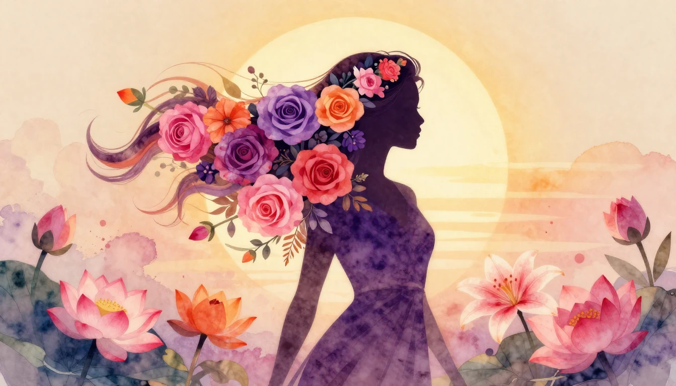 A beautiful and artistic illustration celebrating Internatio...