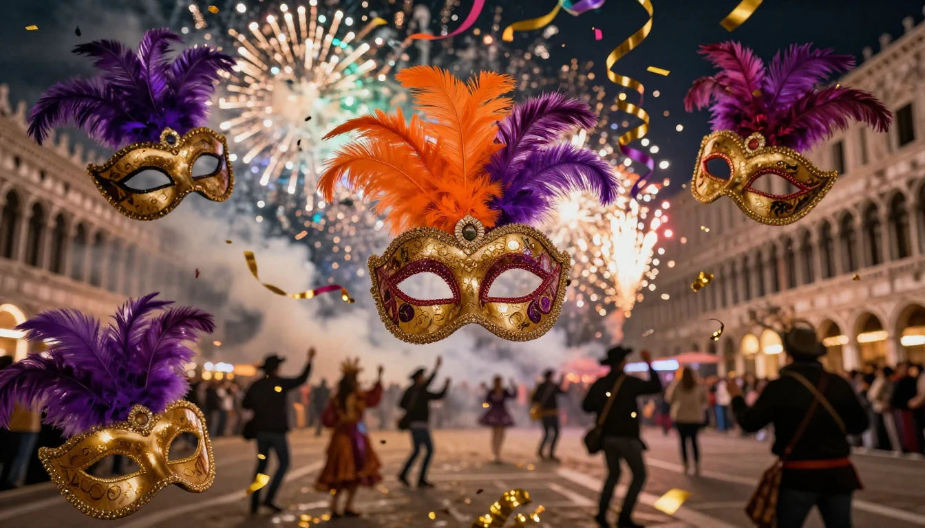 A vibrant explosion of colors representing a traditional Car...