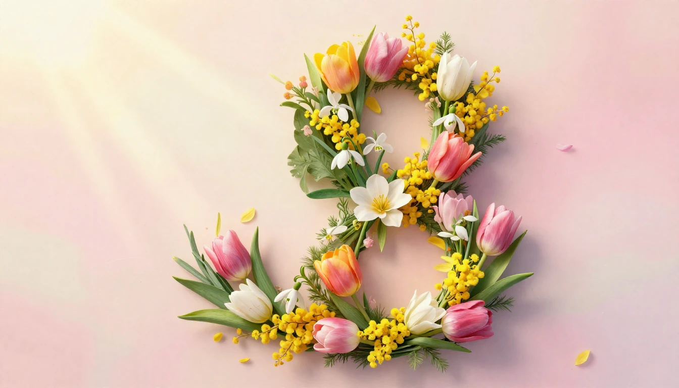 A beautiful artistic composition celebrating International W...