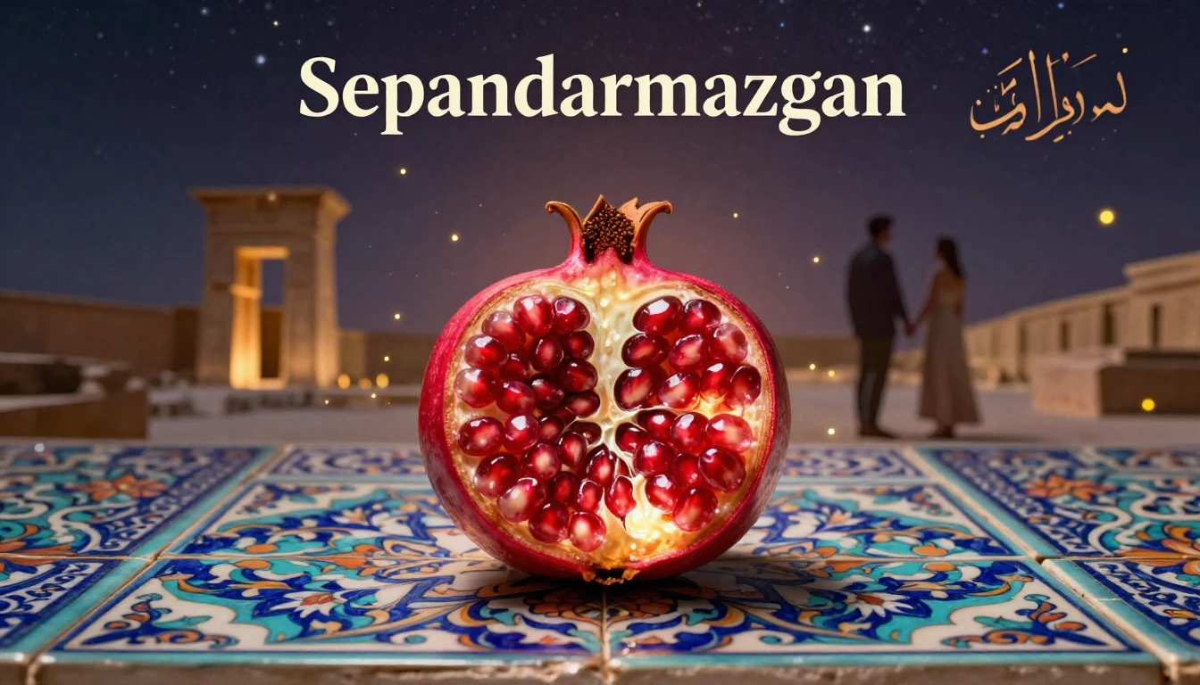 A romantic and conceptual album cover representing Sepandarm...