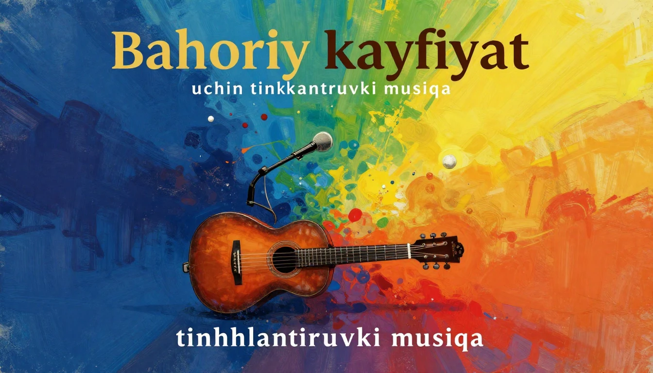 Album cover art for instrumental music about Bahoriy kayfiya...