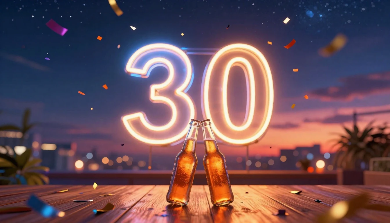 A vibrant and celebratory conceptual artwork symbolizing a 3...