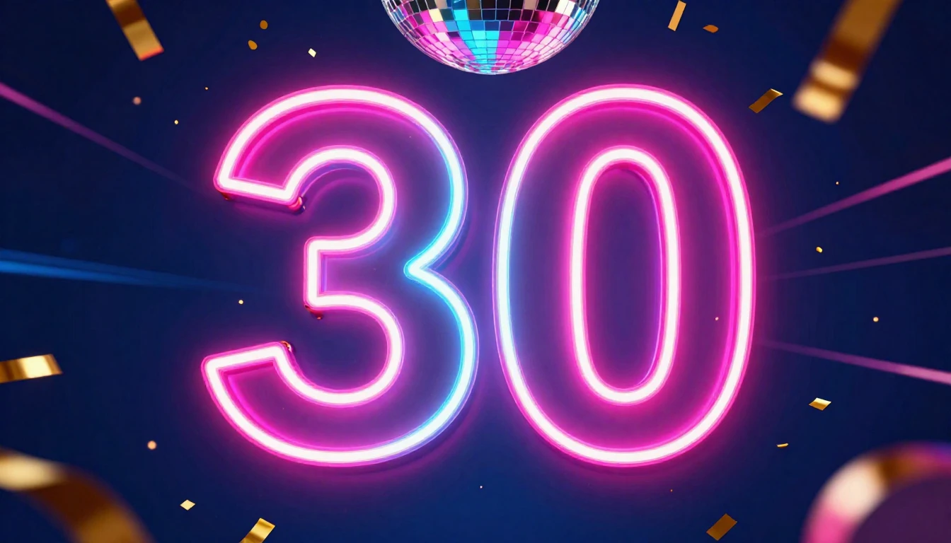 A vibrant, high-energy album cover featuring a massive, glow...