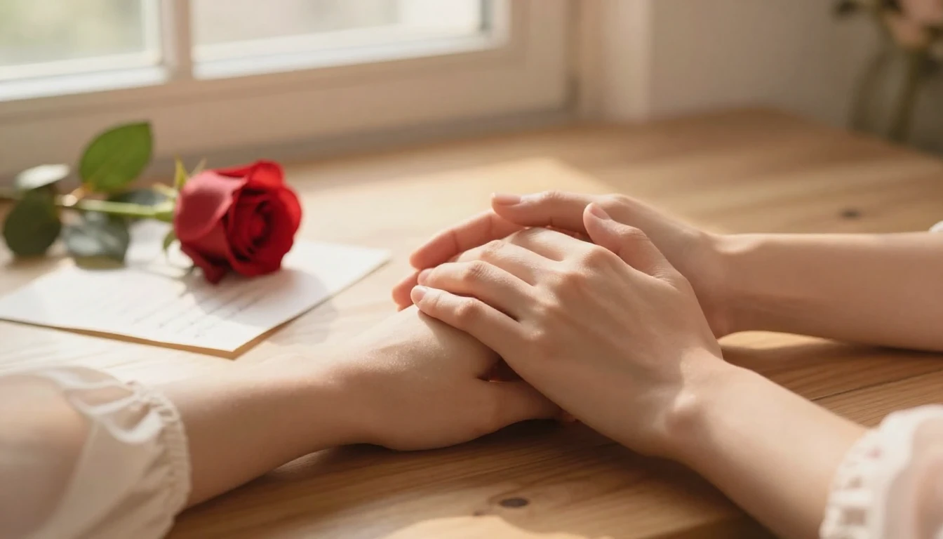 A romantic and soft composition focusing on intimacy and war...