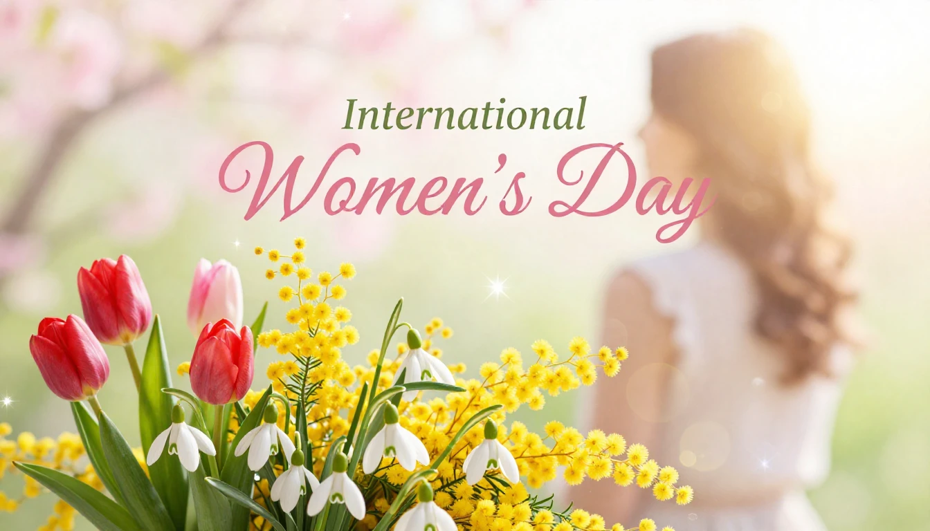 A bright and festive cover art for a song about Internationa...