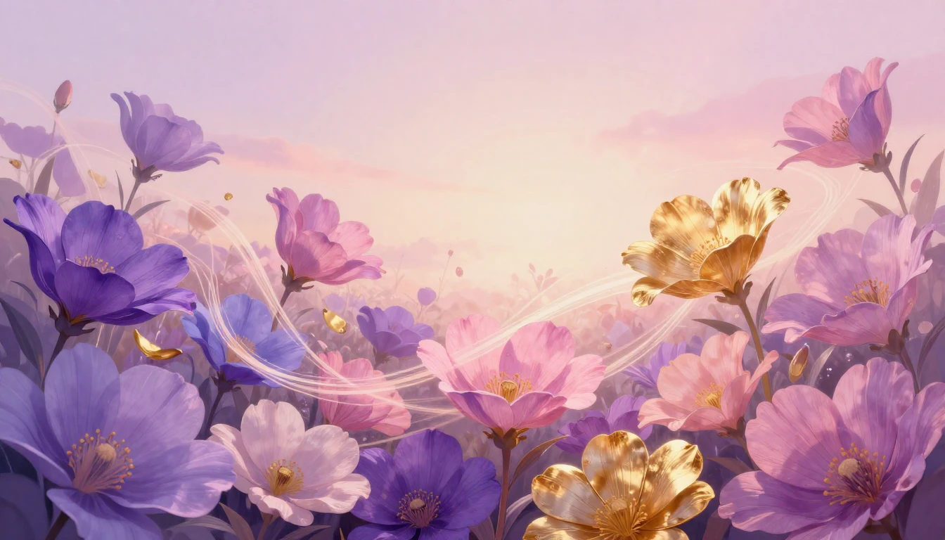 A vibrant and artistic composition celebrating femininity an...