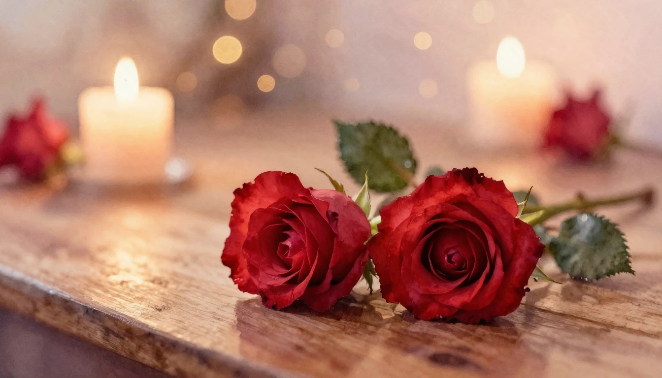 A soft and dreamy watercolor painting depicting two delicate...