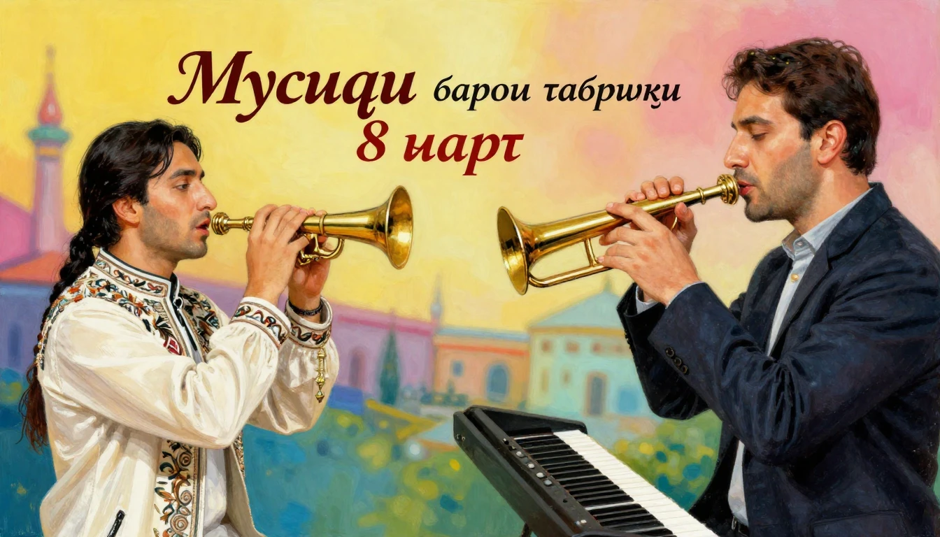 Album cover art for instrumental music about Мусиқӣ барои та...
