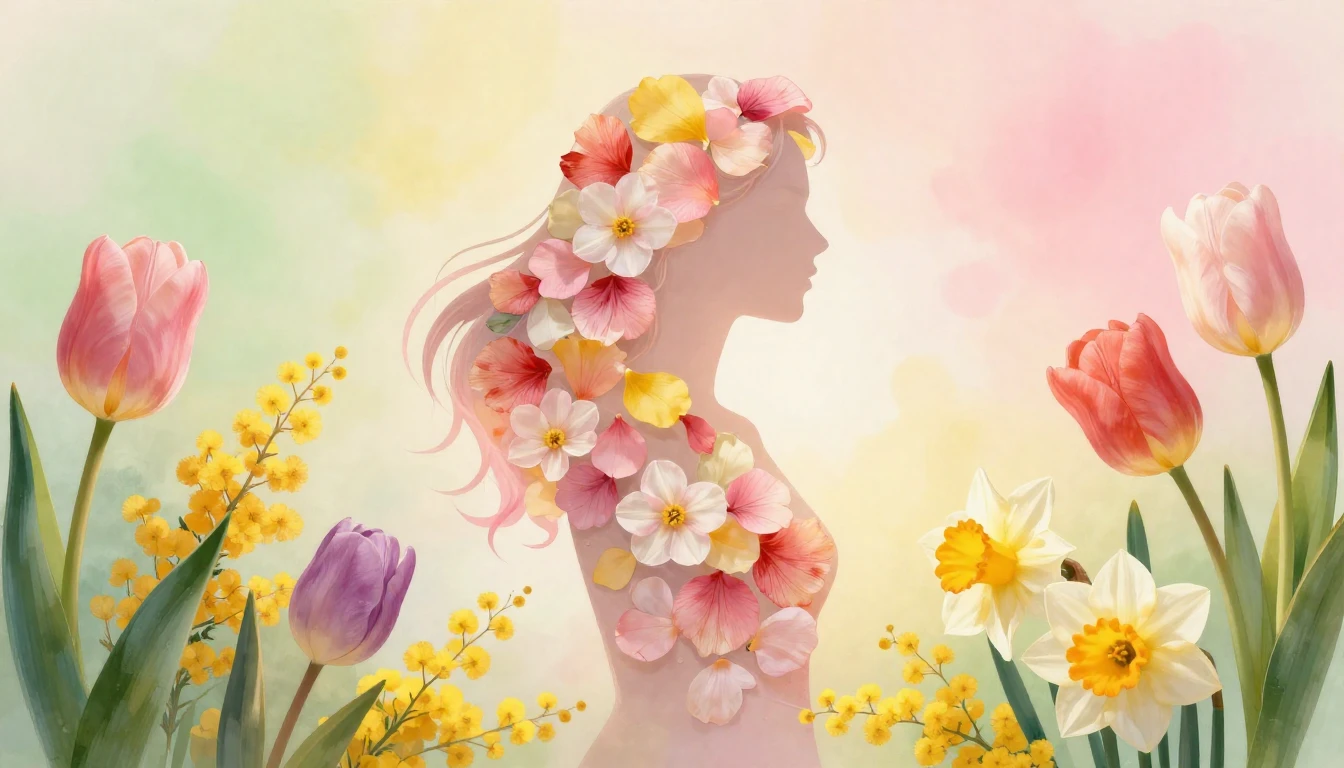 A beautiful, artistic representation of International Women'...