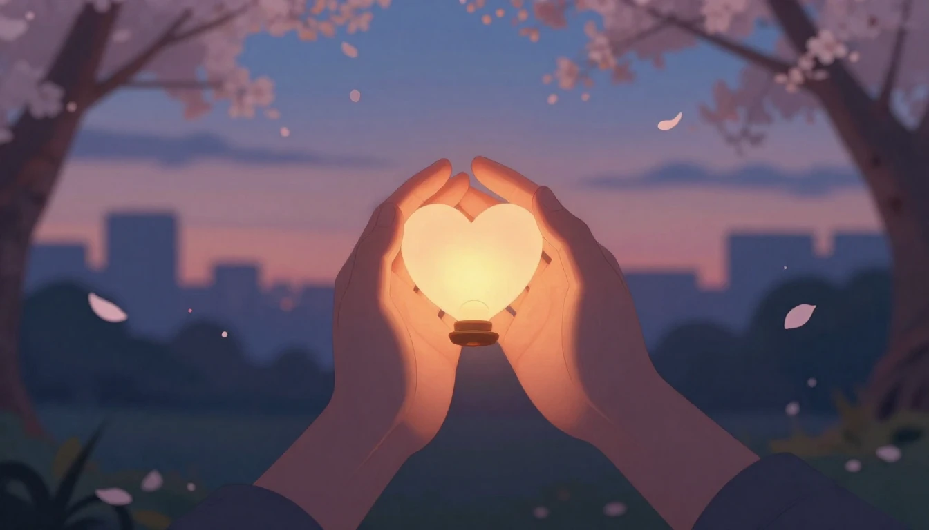 A romantic and dreamy illustration of two intertwined hands ...