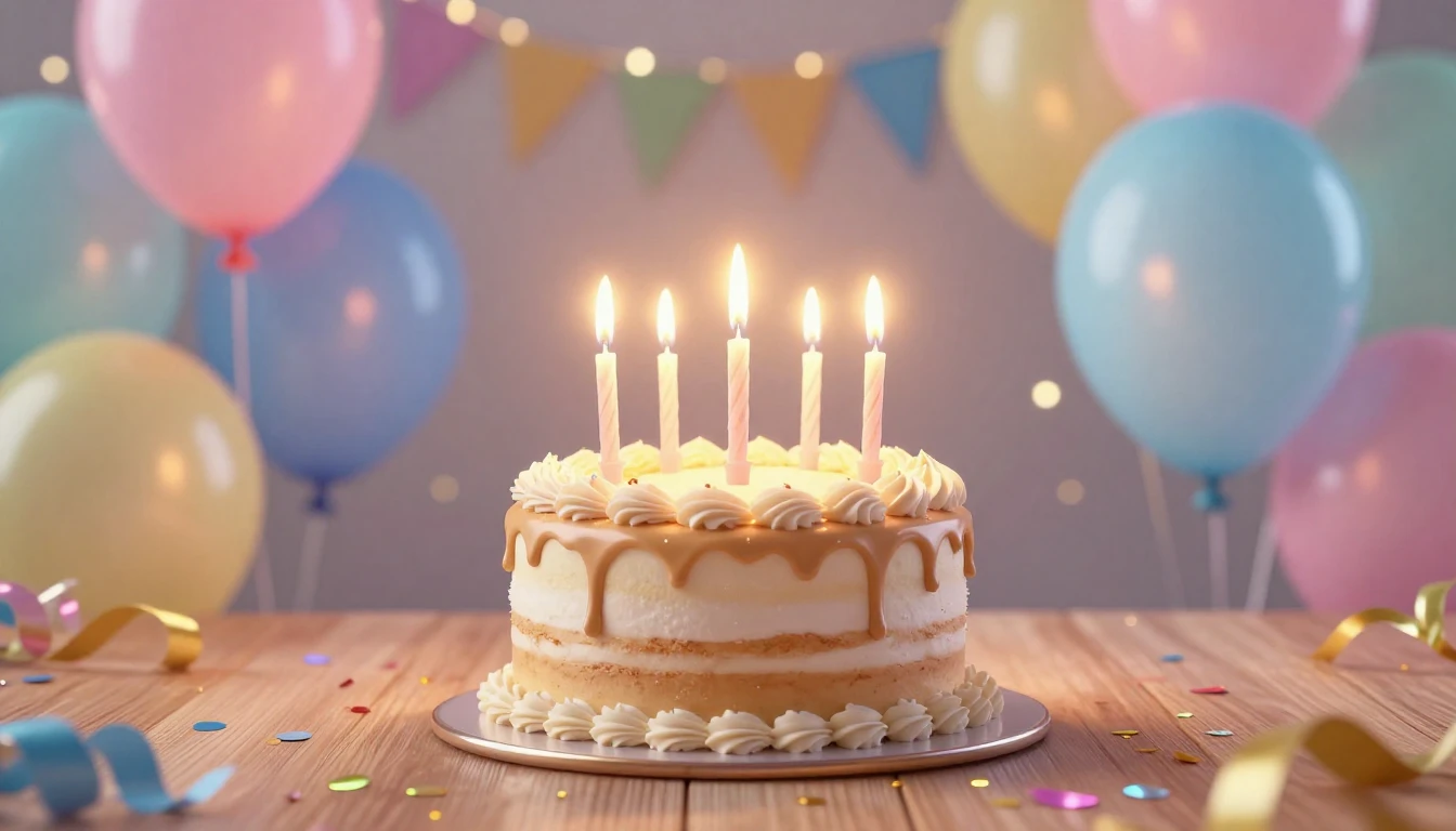 A vibrant and festive scene featuring a beautifully decorate...