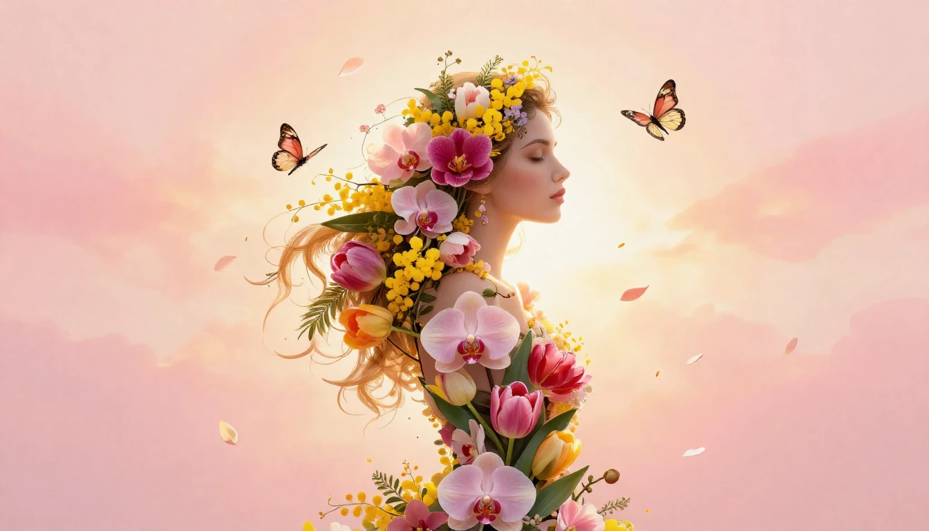 A beautiful and elegant conceptual illustration for Internat...