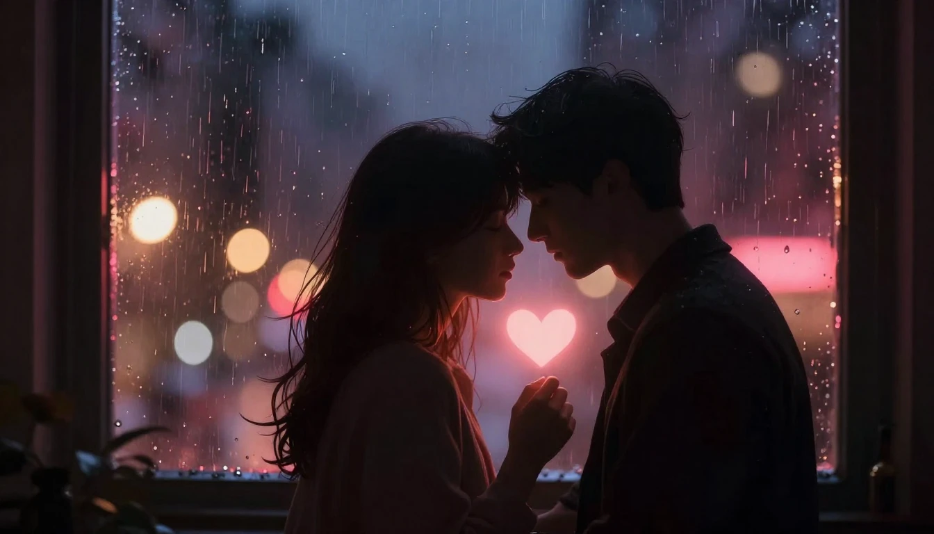 A highly detailed and romantic digital art illustration focu...