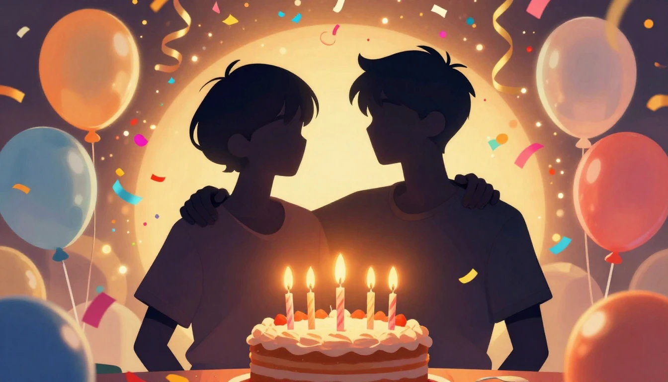 A vibrant digital art illustration celebrating a best friend...