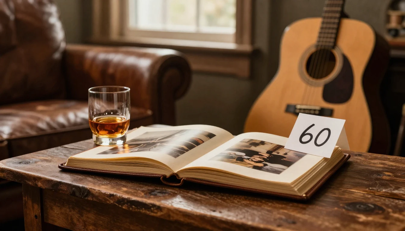 A warm and nostalgic still life composition celebrating a 60...