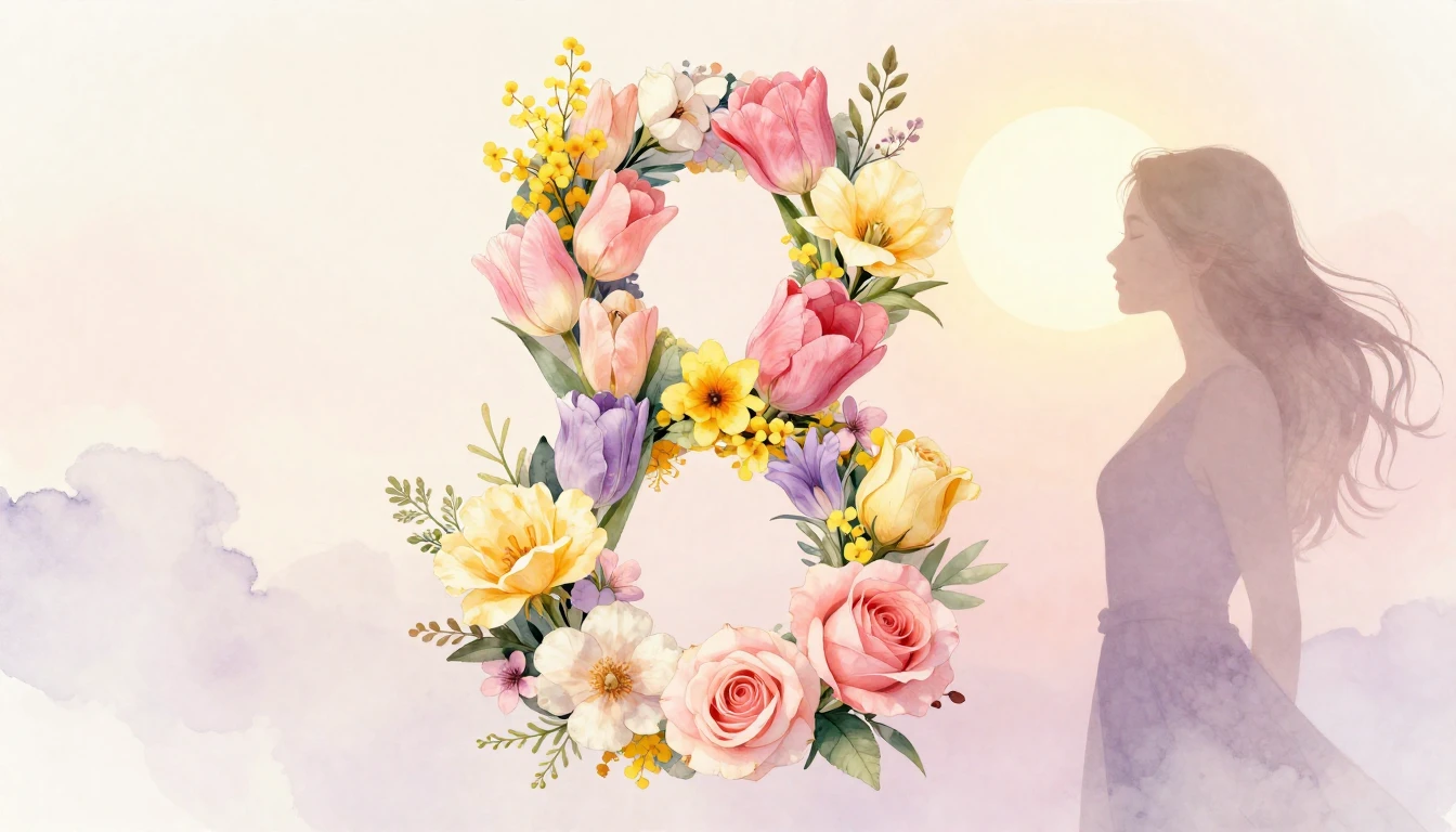 A beautiful and elegant artistic illustration symbolizing In...