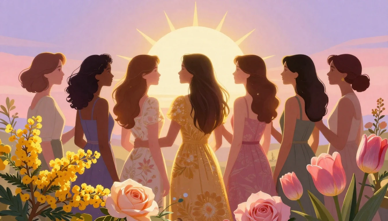 A beautiful and empowering illustration celebrating Internat...