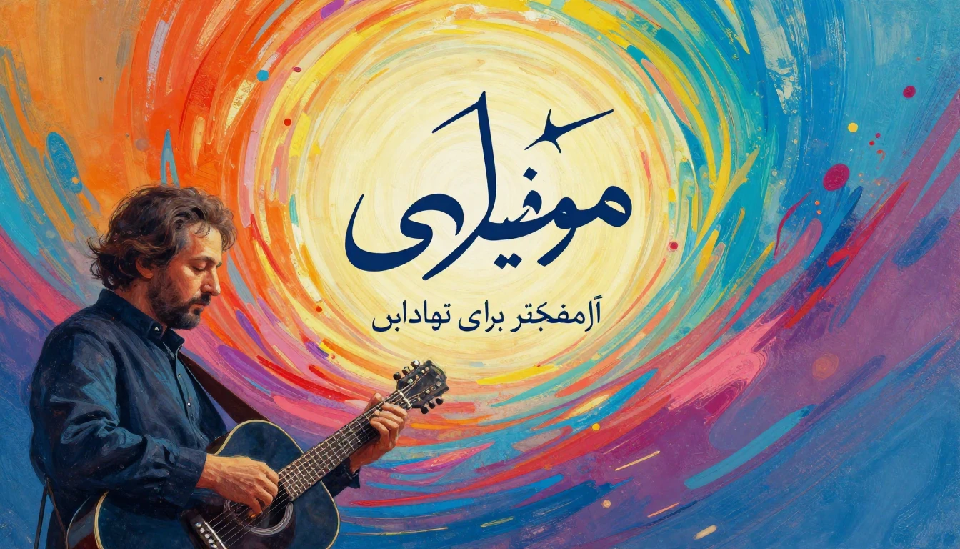 Album cover art for instrumental music about موسیقی آرامش‌بخ...
