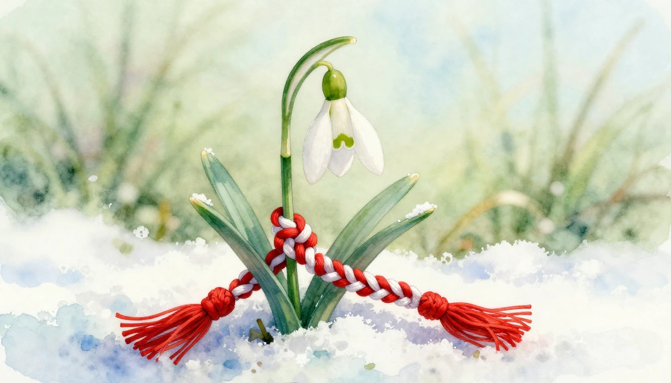 A delicate watercolor painting capturing the essence of spri...