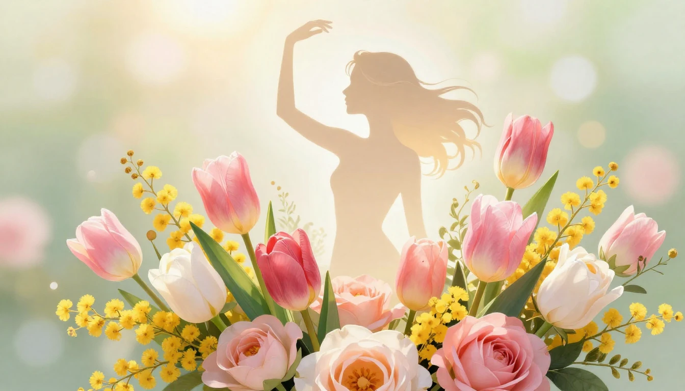 A beautiful and vibrant illustration celebrating Internation...