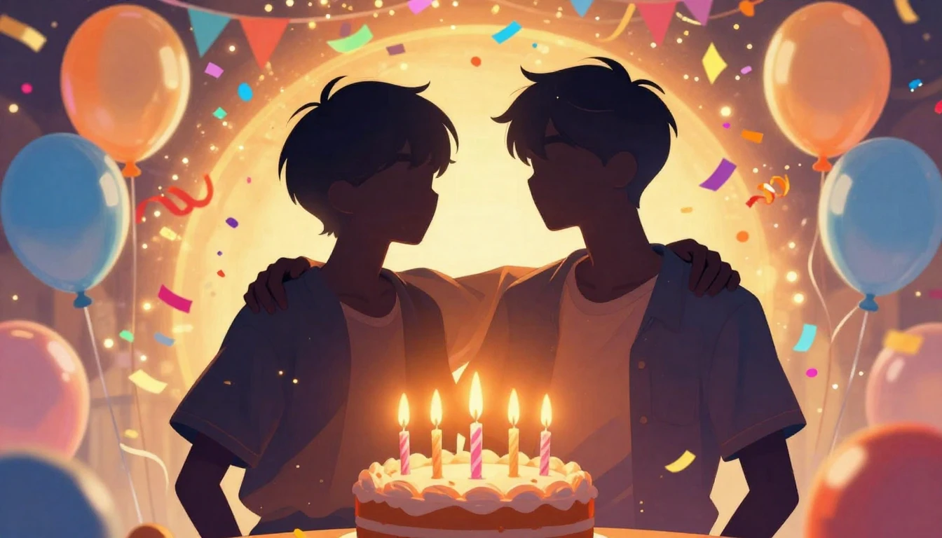 A vibrant digital art illustration celebrating a best friend...