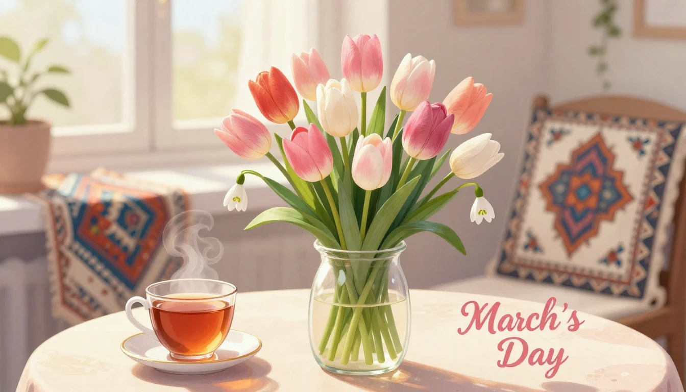 A heartwarming and emotional illustration celebrating Mother...