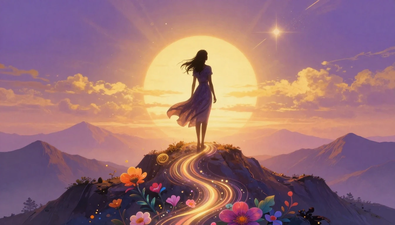 A vibrant and symbolic illustration representing growth and ...