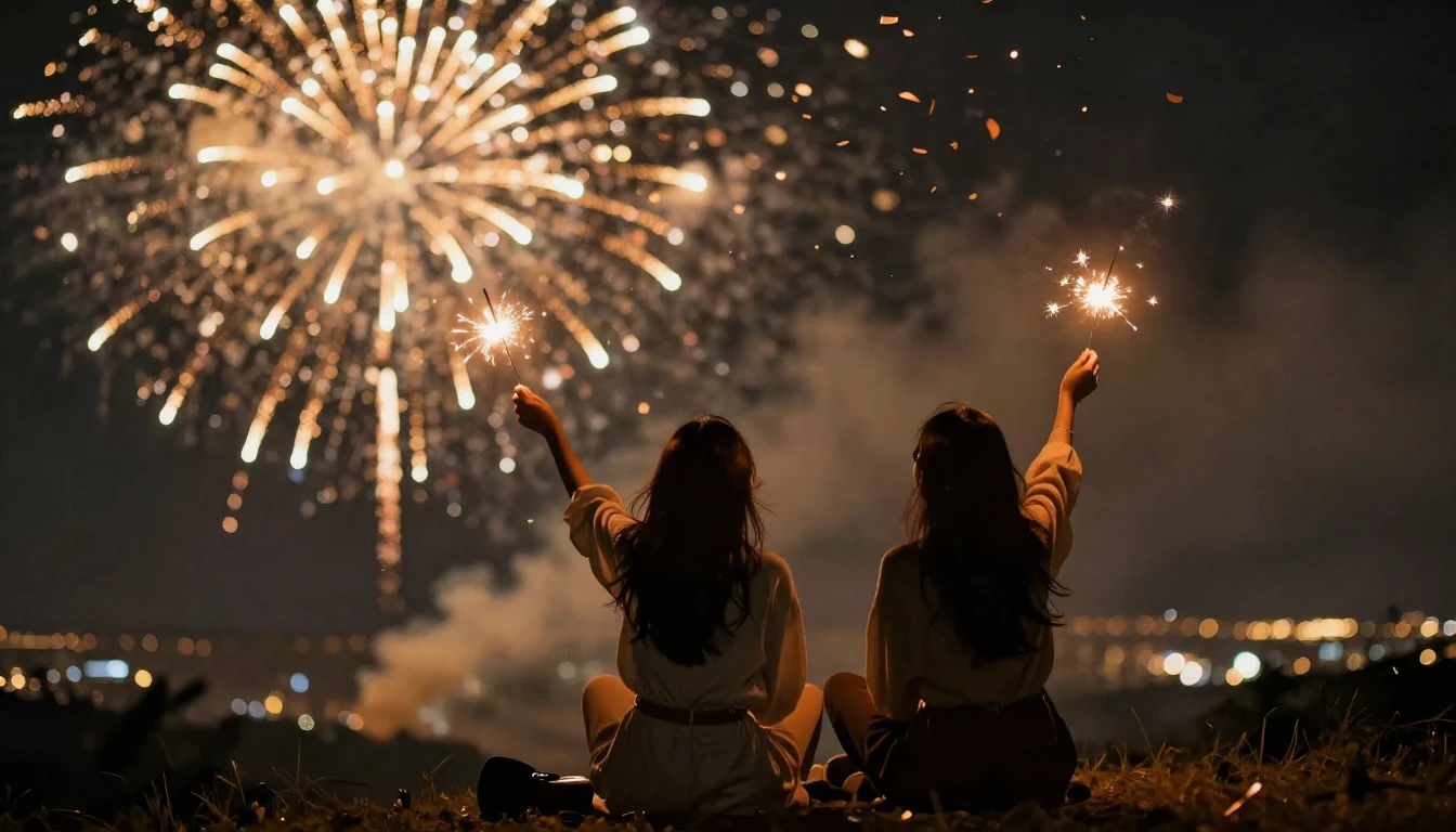 A warm and inviting scene of a birthday celebration for a be...