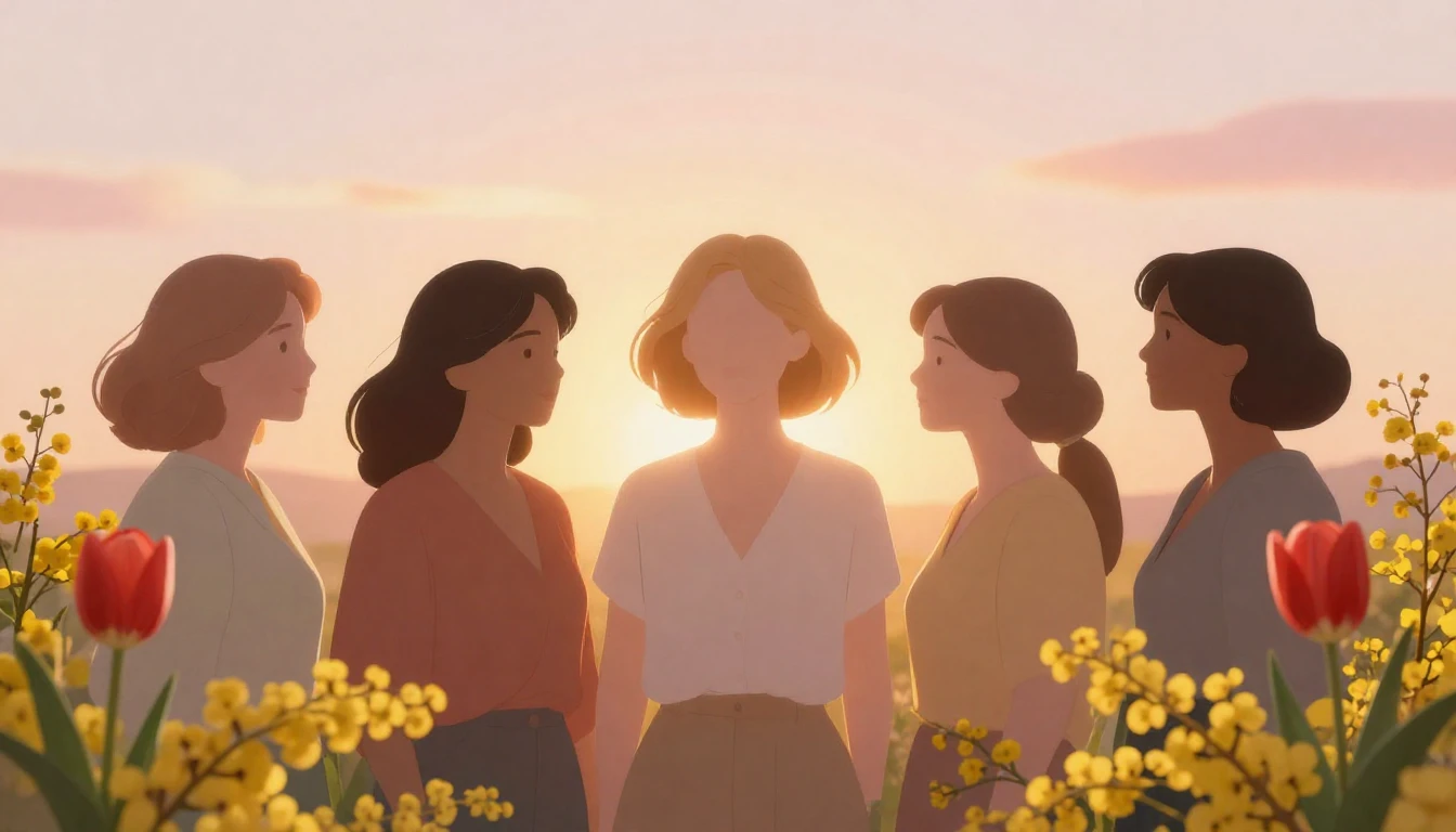 A beautiful and artistic composition celebrating Internation...