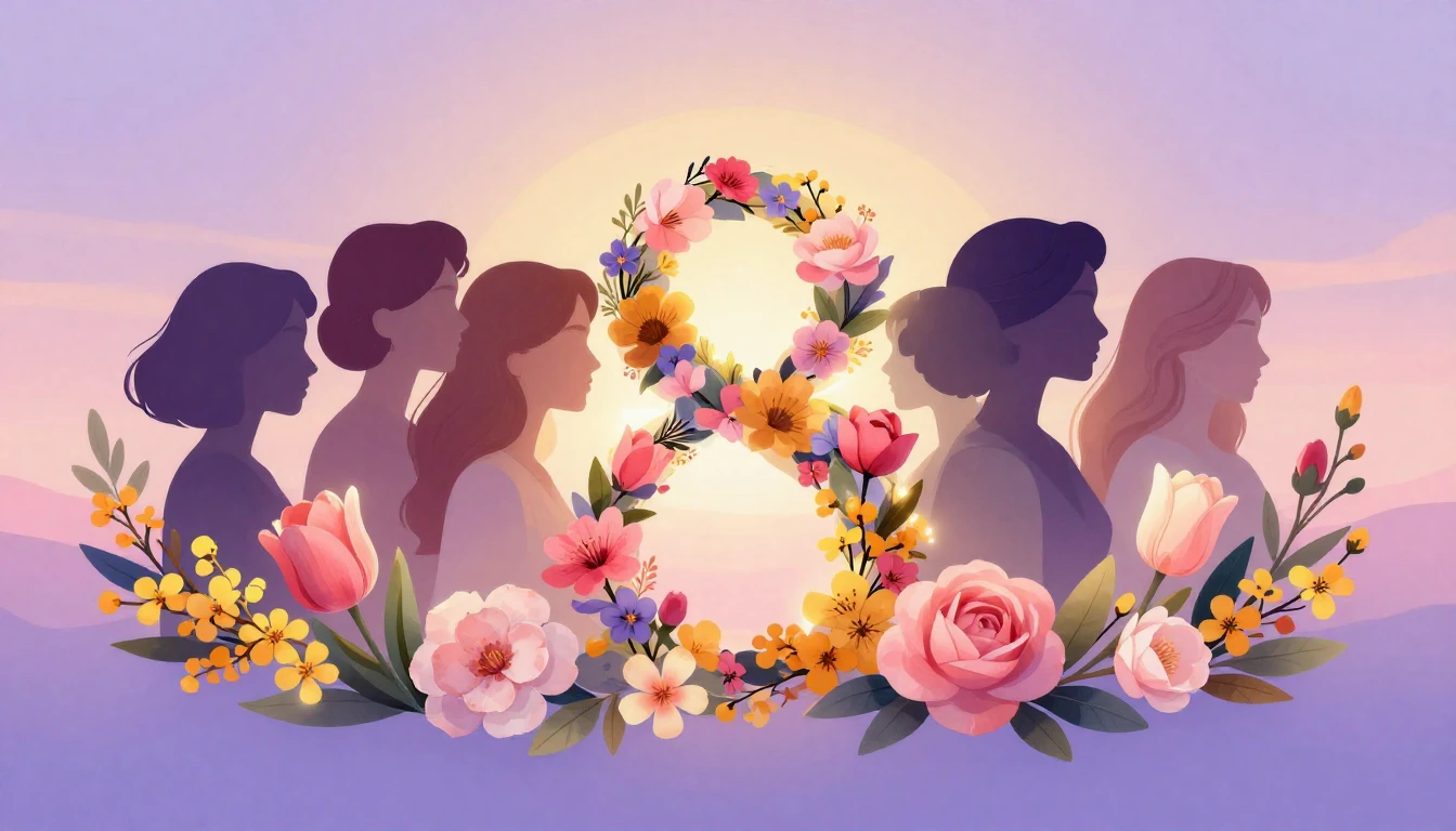 A beautiful and artistic illustration symbolizing Internatio...