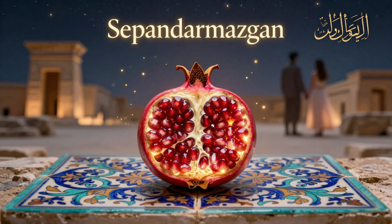 A romantic and conceptual album cover representing Sepandarm...