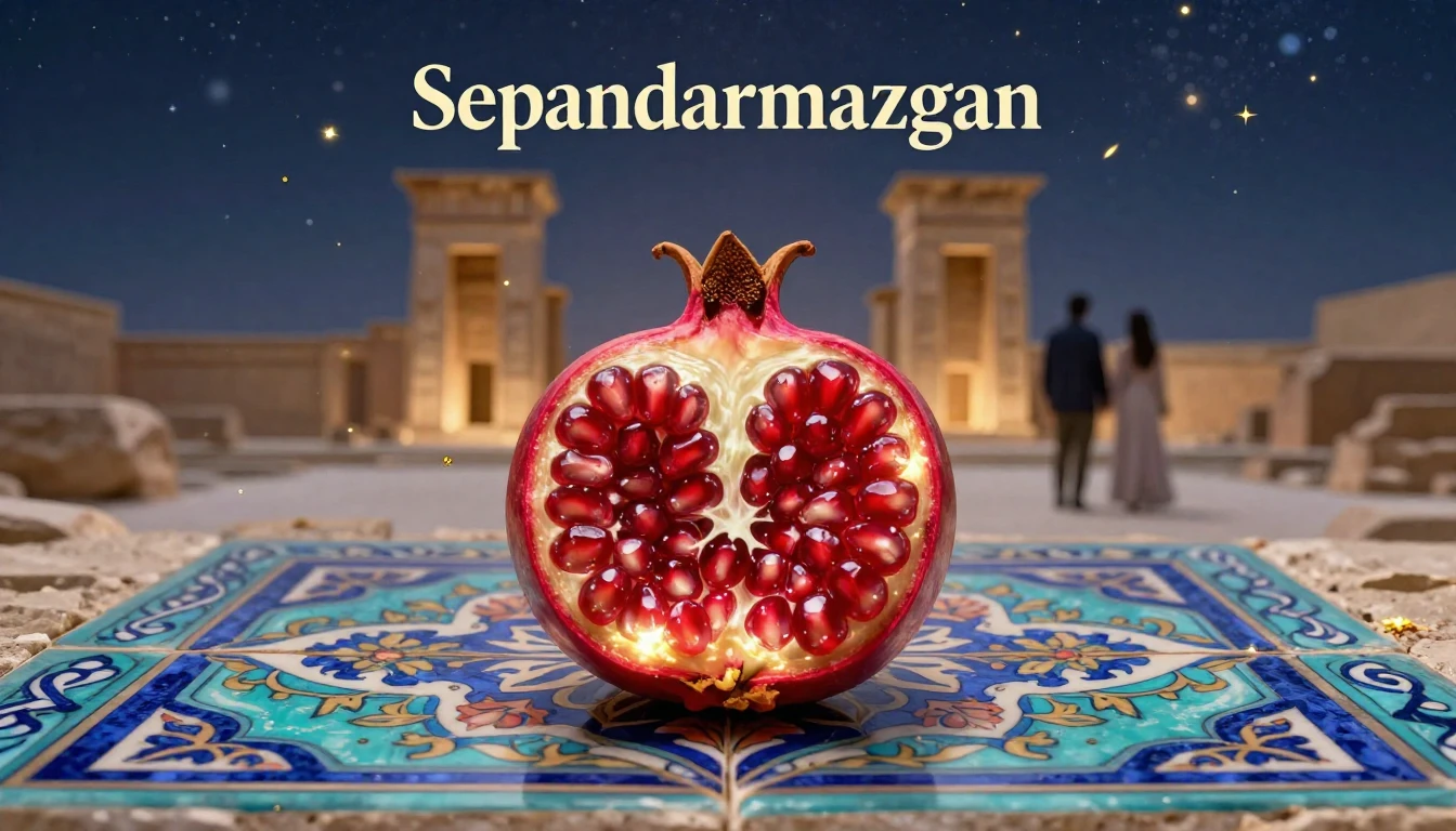 A romantic and conceptual album cover representing Sepandarm...