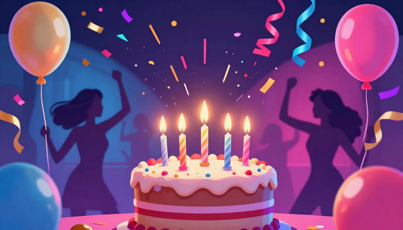 A vibrant and energetic digital art illustration depicting a...