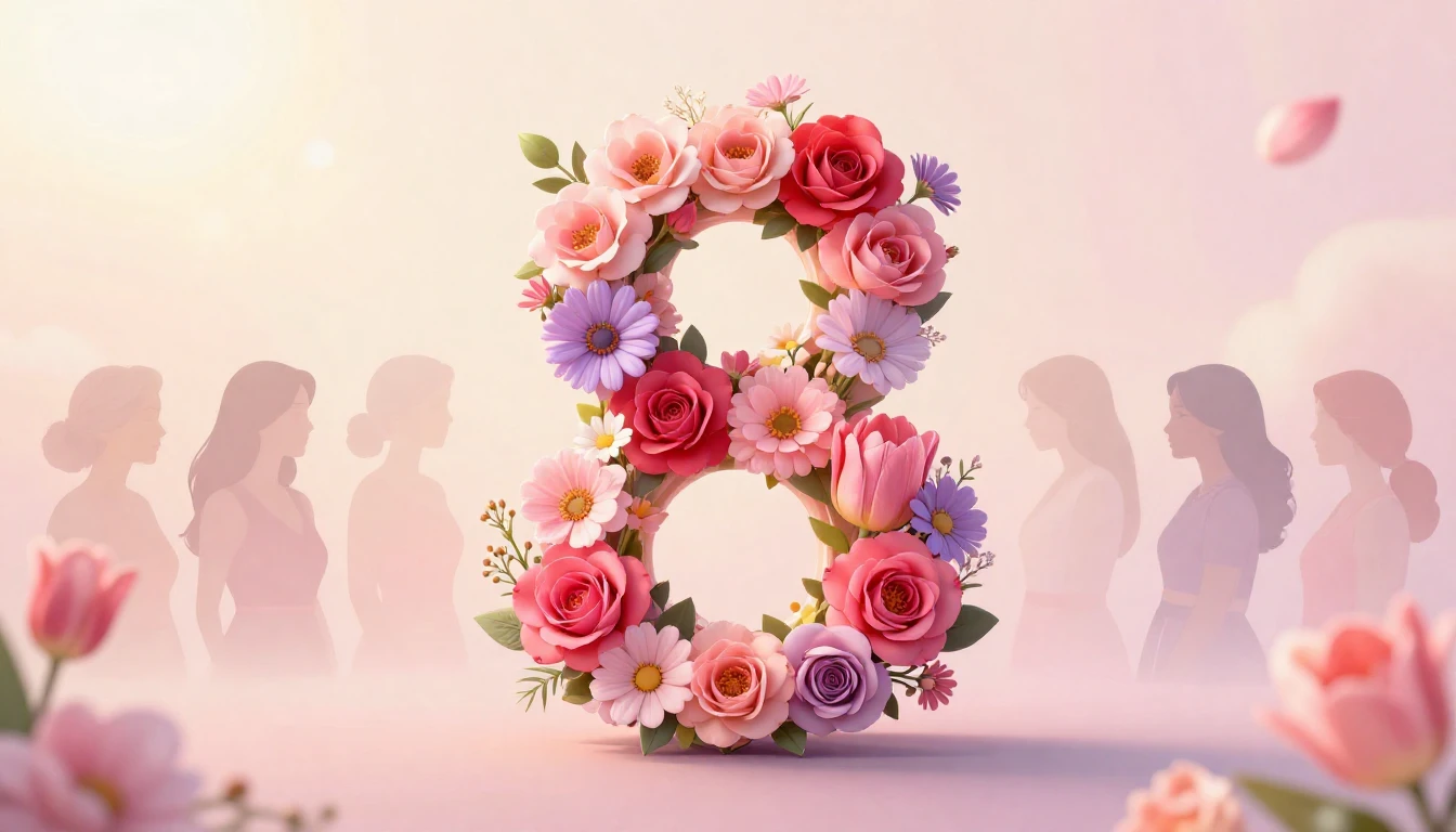 A beautiful and artistic digital illustration celebrating In...