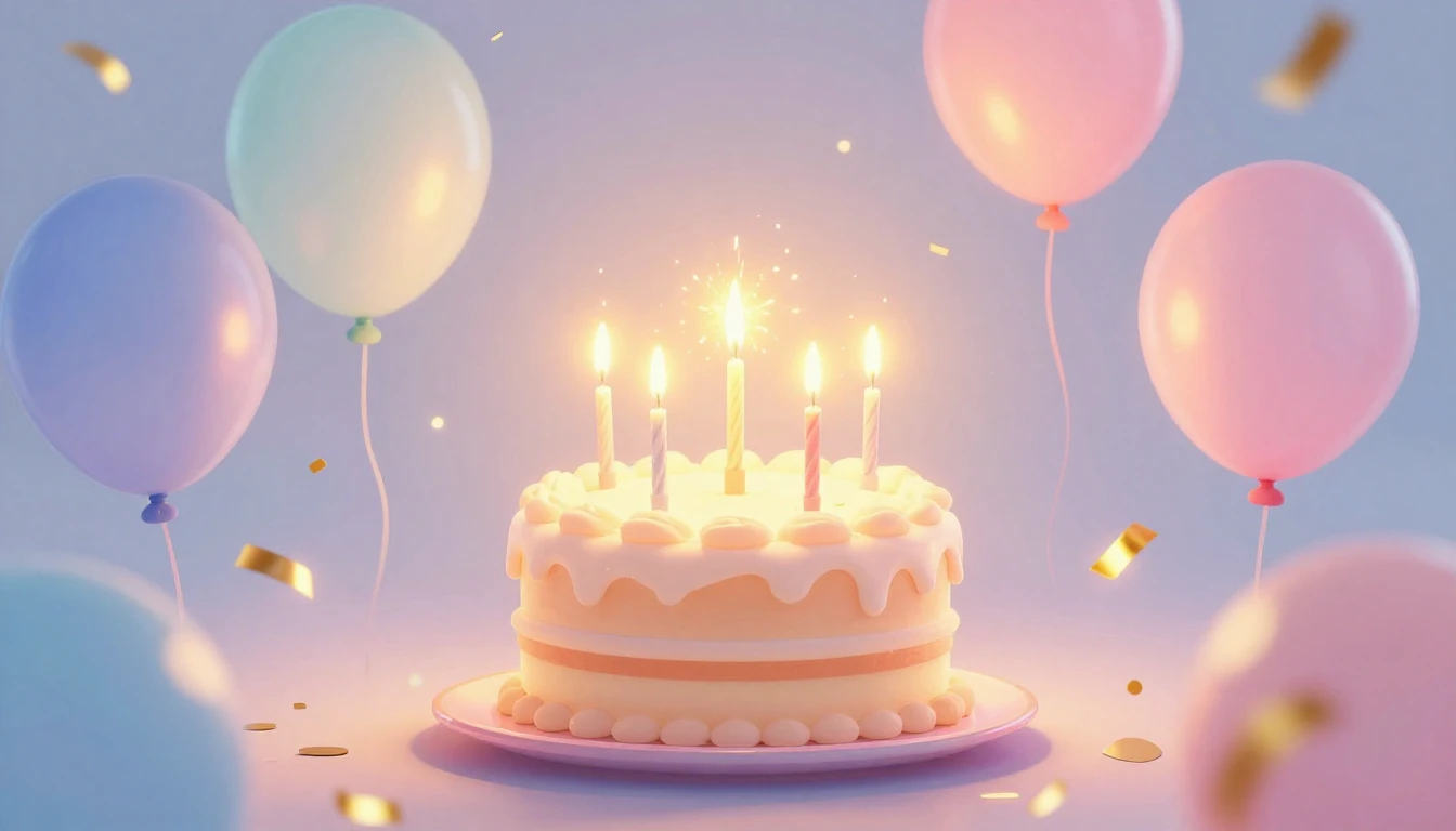 A vibrant and heartwarming celebration scene designed as a d...