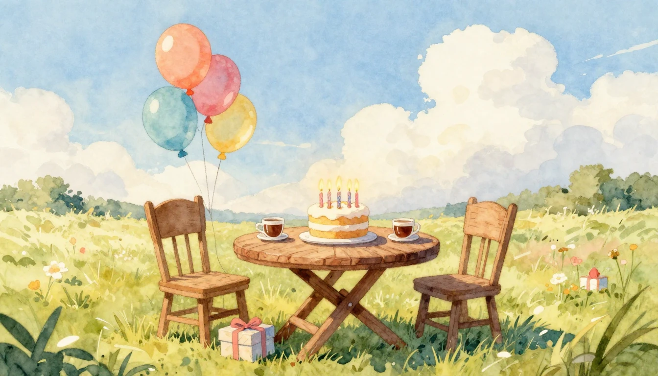 A heartwarming and artistic watercolor illustration symboliz...